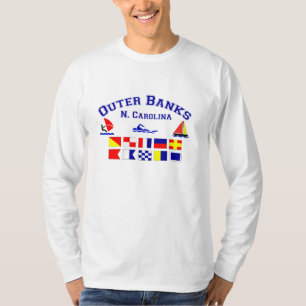 T-shirt Drapeaux de signal externes de banques d'OR