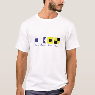 T-shirt Drapeaux de signal maritimes internationaux