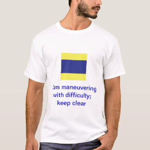 T-shirt Drapeaux de signaux maritimes internationaux