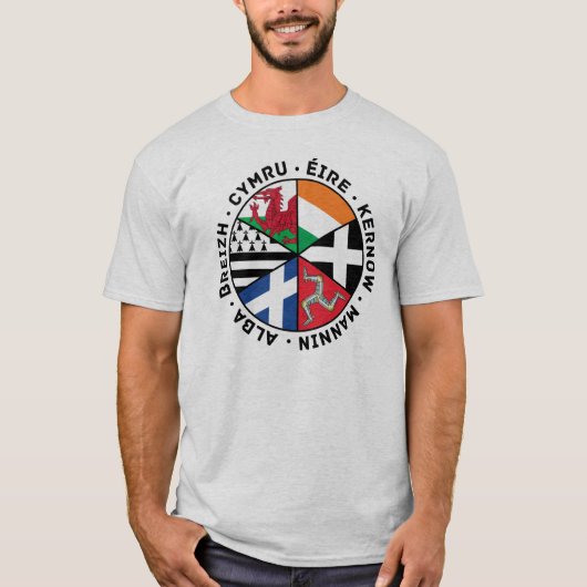 T-shirt Drapeaux des nations celtes (Devant)