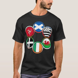 T-shirt Drapeaux des nations celtiques
