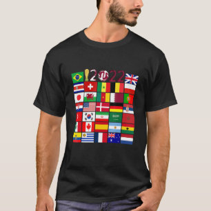 T-shirt Drapeaux des pays du monde International
