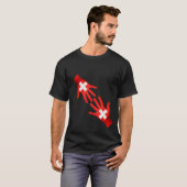 T-shirt drapeaux design premium unisex à manches courtes t (Devant entier)
