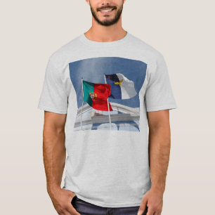 T-shirt Drapeaux du Portugal et des Açores