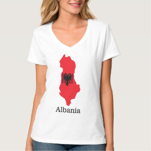 T-shirt Drapeaux et pays Albanie