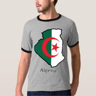 T-shirt Drapeaux et pays Algérie