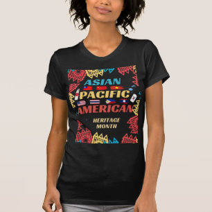 T-shirt Drapeaux festifs pour le Mois du patrimoine AAPI 2