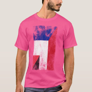 T-shirt Drapeaux France Yémen - Français Yéménite