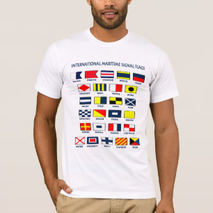 T-shirt Drapeaux maritimes