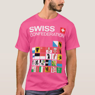 T-shirt Drapeaux suisses