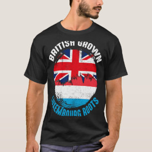 T-shirt Drapeaux Vintage à racines luxembourgeoises cultiv