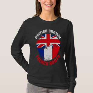 T-shirt Drapeaux Vintage pour Hommes W à Racines Française