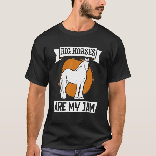 T-shirt Draught Scotland Horse for Horseback Rider Clydesd (Devant)