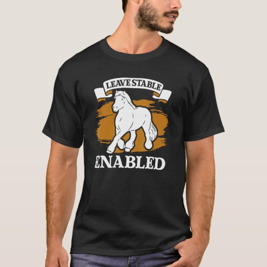 T-shirt Draught Scotland Horse for Horseback Rider Clydesd (Devant)