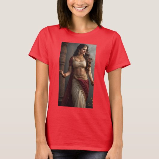T-shirt Draupadi : Reine sans peur de Mahabharata (Devant)
