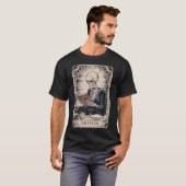 T-shirt DRAYLIN squelette avec carte de Tarot (Devant entier)
