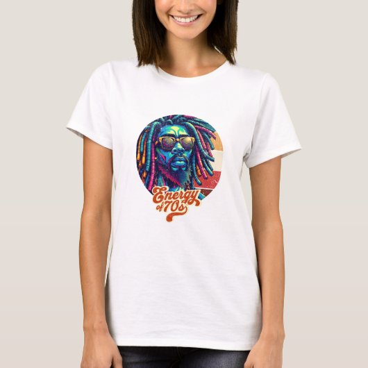 T-shirt Dreadlocks et Swirls (Devant)
