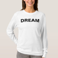 Dream and Believe Long-manche (Black Writing)
