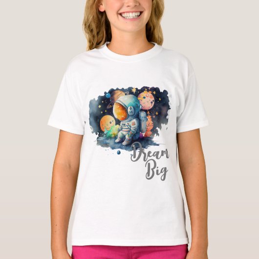 T-shirt Dream Big Astronaut (Devant)