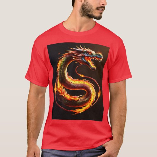 T-shirt * Dream Dragon Whimsical - Aquarelle Laver Tee (Devant)