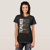 T-shirt Dream Like Leaders African School Black History Te (Devant entier)