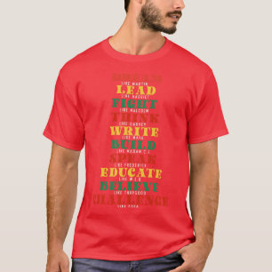 T-shirt Dream LikeBLM Mois de l'histoire noire