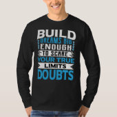 T-shirt Dream Motivation Modern Typography (Devant)