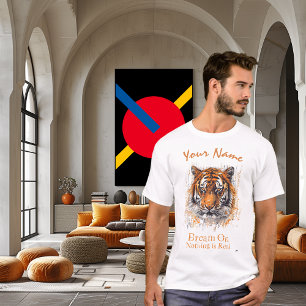 T-shirt Dream On - Rien n'est réel Cyberpunk Tiger Art