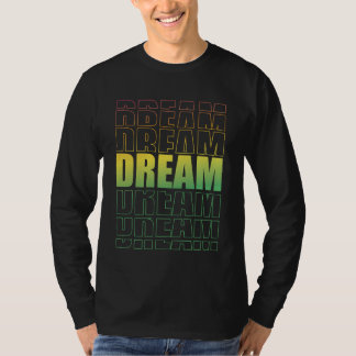 T-shirt Dream Typography – Gradient Aesthetic Motivational