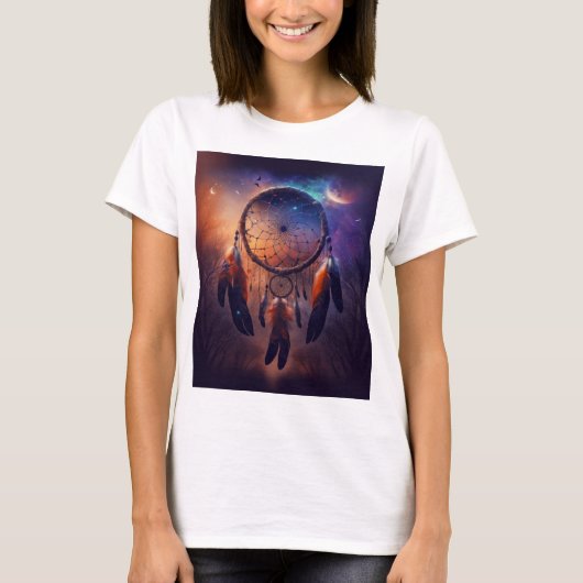 T-shirt Dreamcatcher dans la forêt (Devant)