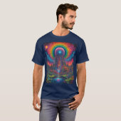 T-shirt Dreamscape psychédélique (Devant entier)