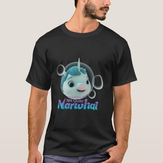 T-shirt Dreamworks Not Quite Narwhal Kelp (Devant)