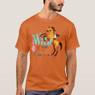 T-shirt DreamWorks Spirit Riding Free Spirit Wild et Free