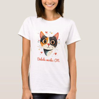 T-shirt Dreamy Cat - Mode Delulu activé