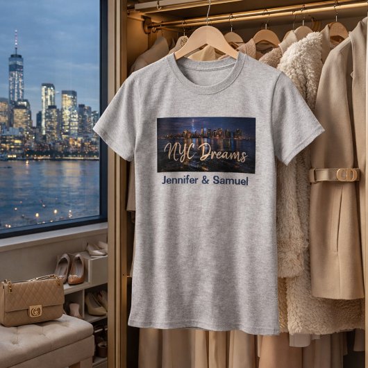 T-shirt Dreamy cityscape NYC dreams