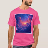 T-shirt Dreamy Clouds: Celestial Sunset Magic Art (Devant)