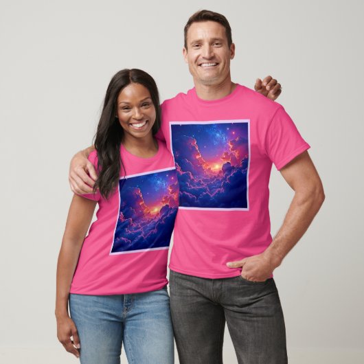 T-shirt Dreamy Clouds: Celestial Sunset Magic Art (Unisexe)