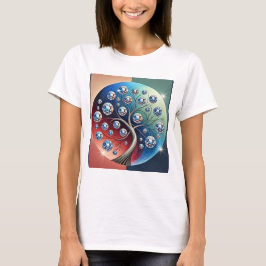 T-shirt Dreamy Gem Tree Youth (Devant)