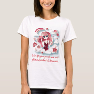 T-shirt Dreamy Girl in Love with Life