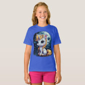 T-shirt Dreamy Moon Unicorn Sweet Little Unicorn (Devant entier)