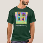 T-shirt Dreidel Mazel Tov<br><div class="desc">Une collection de t-shirts drôles et humoristiques créés parce que j'ai une vision légèrement tordue de la vie.</div>