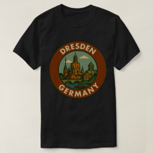 T-shirt Dresde Allemagne Ville Art