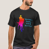 T-shirt Dressage Danser Avec Mon Meilleur Ami Arc-En-Ciel (Devant)