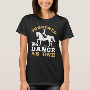 T-shirt Dressage Équitation Sport Équestre