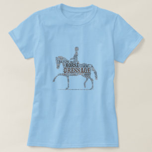 T-shirt Dressage Horse With Rider