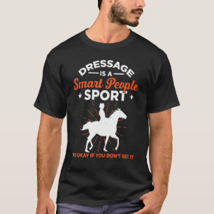 T-shirt Dressage Mens Est Un Gens Intelligent Sport Son Bo
