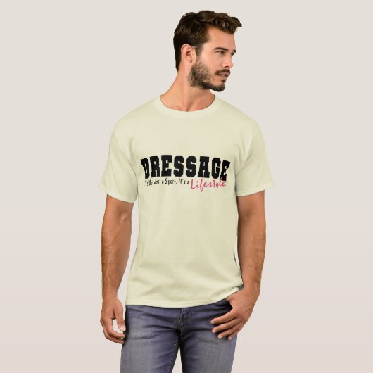 T-shirt Dressage Mode de vie (Devant entier)