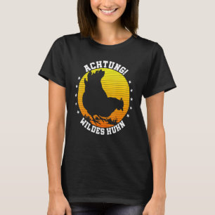 T-shirt Dresseur de poulets de poulailler de poule sauvage