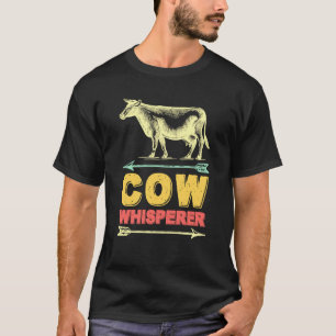 T-shirt Dresseur de vaches Vaches drôles Fermier de volai