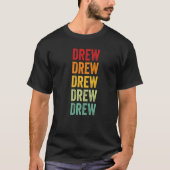 T-shirt Drew County Arkansas Rainbow Text (Devant)